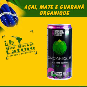 Bevanda con Açai. Mate e Guaraná organica lattina 269ml