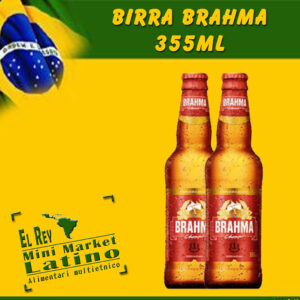 Birra Lager Bionda Brahma 4,3% Alc. Botiglia 355ml
( solo torino città)