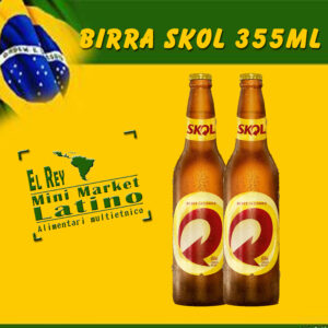 Birra Chiara Skol  4,7% Alc. Botiglia 355ml
( solo torino città)