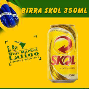 Birra Chiara Skol  4,7% Alc. lattina 350ml
( solo torino città)