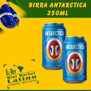 Birra pilsener Antarctica 4% Alc. lattina 350 ml
( solo torino città