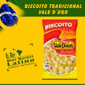 Snack di Amido di Manioca (Tradicional) Vale D´Ouro 100g, biscoito tradictional vale d’oro