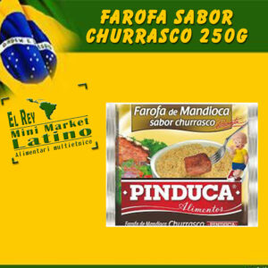 Farina di Manioca Tostata e Condita al Gusto de Grigliata 250g, farofa de mandioca sabor churrasco