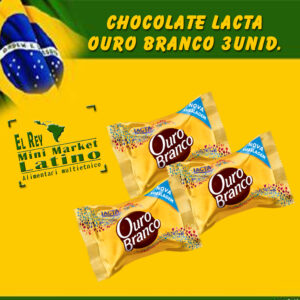 Cioccolato bianco waffer Ouro Branco Lacta 3 Pezzi