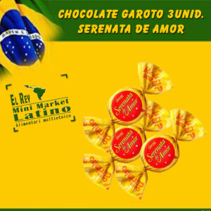 Cioccolato Croccante waffer con crema d´Anacardio Serenata de Amor Garoto 3 pezzi