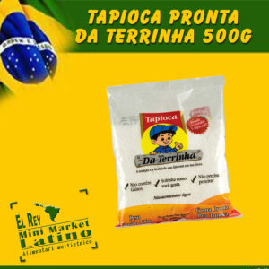 Amido di tapioca idratato pronto Da Terrinha 500 g, tapioca pronta da terrinha