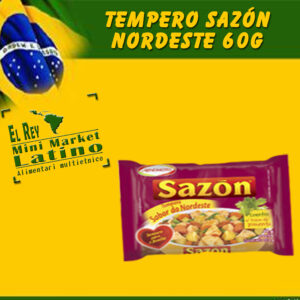 Sazón Nordeste 60g, 
temperó sabores do nordeste