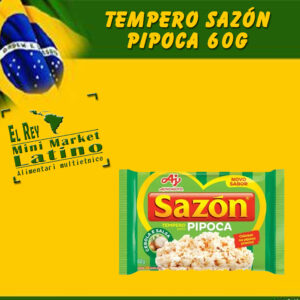 Bustina con cipolla, prezzemolo, curcuma ed erba cipollina Sazón Pop Corn 60g, tempero para pipoca sazón