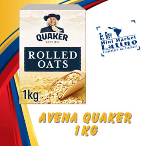 Farina d’avena 100% Quaker – 1kg, avena quaker