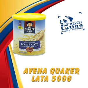 Fiocchi di Avena Quaker – 500 gr, 
avena quacker lata 500g