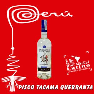 Pisco Demonio de los Andes Quebranta, Tacama 700ml. 40%Vol.
( solo  torino  città)