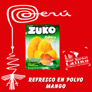 Bevanda in polvere sapore mango, refresco en polvo mango