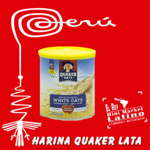 Fiocchi d´Avena Quaker lata 500g, harina quacker en lata