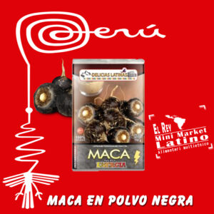 Farina di Maca Nera 110g,
harina de maca en polvo negra